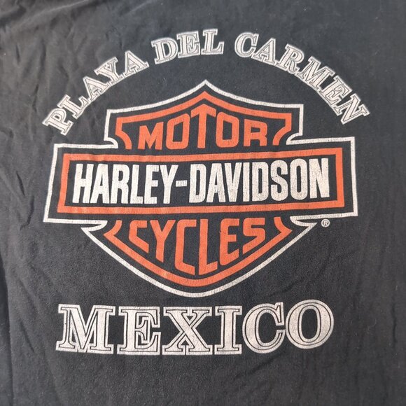 Harley-Davidson Graphic T-Shirt Black Motorcycle Night Scene – Men’s L - Picture 10 of 11